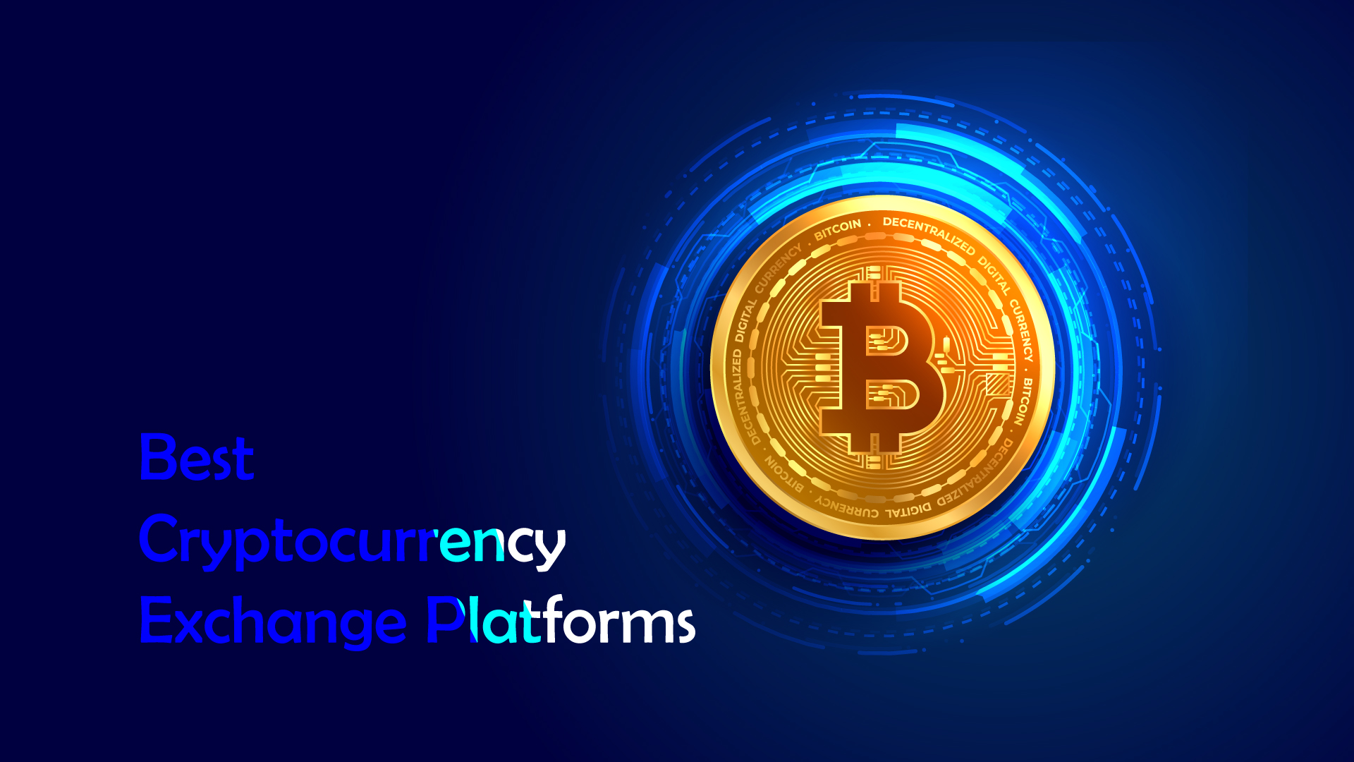 cryptocurrency exchange platforms